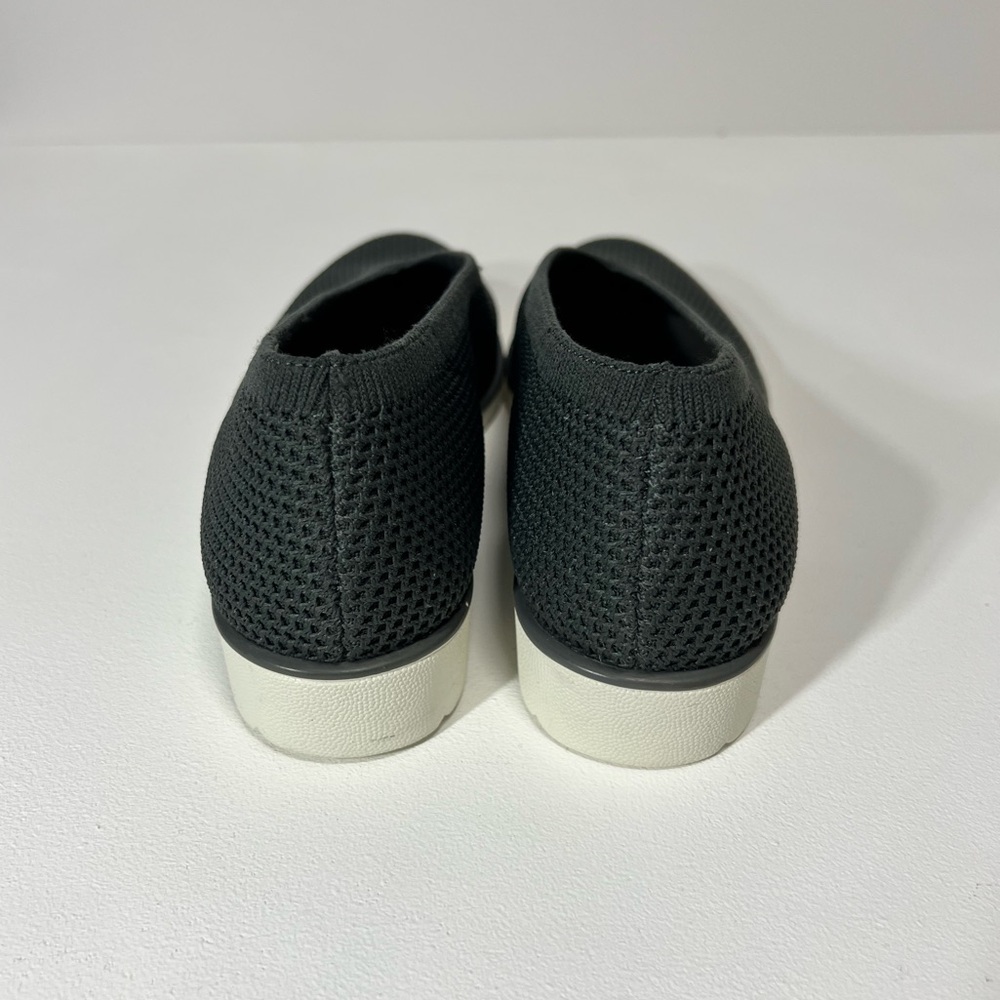 Eileen Fisher The Heaven Stretch Wedge Slip-On Shoes Flats Graphite Weaved 9.5 - Picture 11 of 13